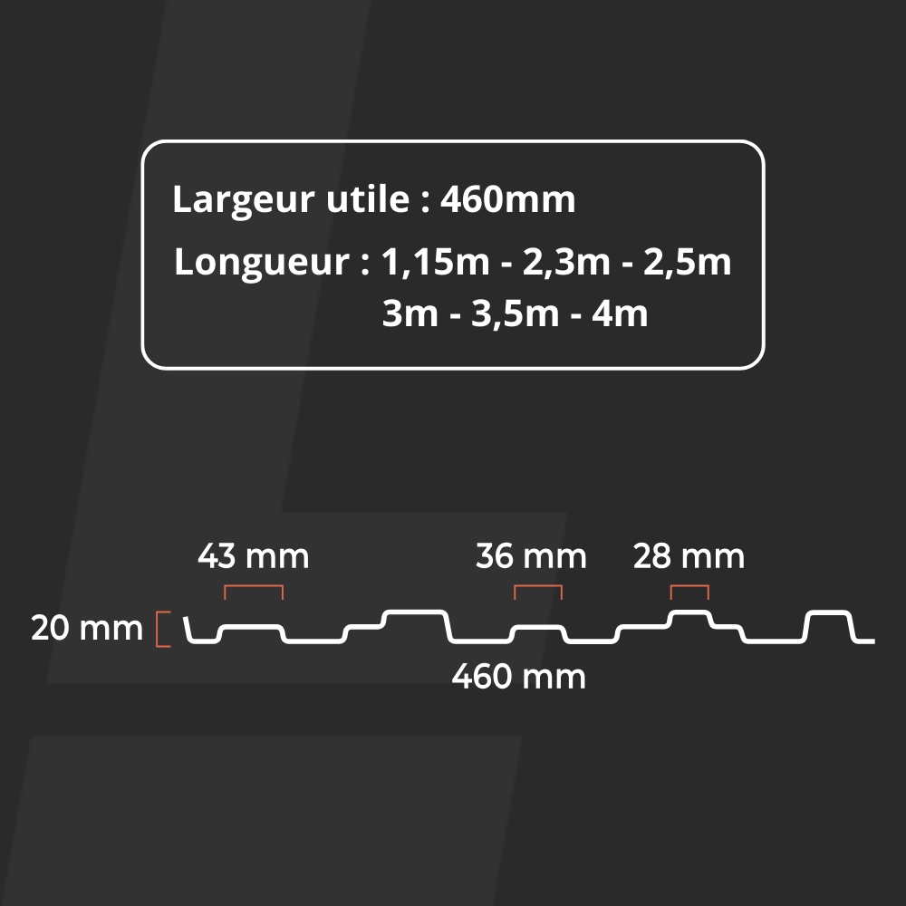 Parement Métallique 3D aléatoire – Image 3