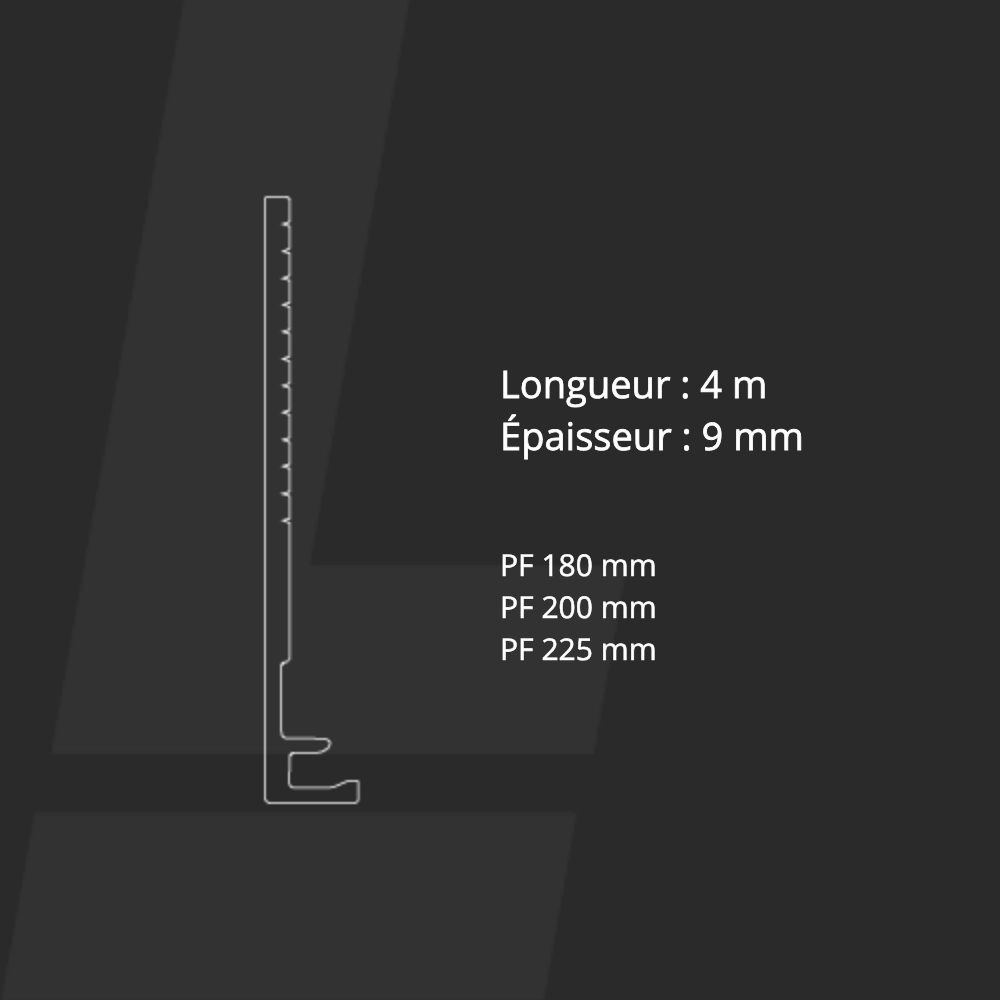 Planche de rive PVC – Image 5