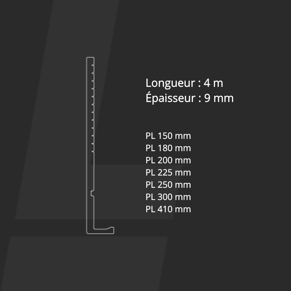Planche de rive PVC – Image 3
